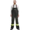imageGrundens CSA Neptune Fishing Bib  Mens Adult Fishermen Bibs  Black  Medium 30 InseamBlack Reflective