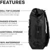 imageGrundens Gage Tech Rum Runner Backpack  Black Large
