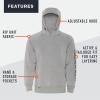 imageGrundens Mens Dillingham Tech Sweatshirt Hoodie  InsulatedMetal Heather 2024
