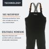imageGrundens Mens Full Share CSA Bib  Waterproof BreathableCsa BlackReflective
