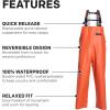 imageGrundens Mens Herkules ProfessionalGrade Bib Pant  Waterproof AdjustableOrange