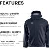 imageGrundens Mens Neptune Commercial Fishing Jacket  Waterproof AdjustableDark Navy