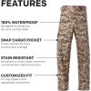 imageGrundens Mens Neptune Fishing Pants  Waterproof BreathableRefraction Camo Stone