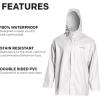 imageGrundens Mens Shoreman Jacket  Waterproof StainResistant Seafood Processing JacketWhite