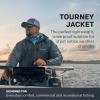 imageGrundens Mens Tourney Jacket  Hooded Waterproof Fishing Jacket Lightweight Athletic Fit Packable Rain CoatSkyrocketGrey Mist