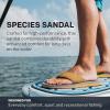 imageGrundens Species Sandal  Water Friendly Shoe ampamp Wet Grip Sole Ultra Cushioned Flip Flop Gamefish Species InspiredBrown Trout