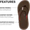 imageGrundens Womens DeckMate 3Point Sandal  Comfortable WaterFriendly Deck Sandal for Fishing Boating and BeachwearDark Brown