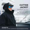 imageGrundns Cutter Jacket  Waterproof Packable Lightweight Rain and Wind Resistant Fishing Jacket for MenTurtle Grass