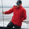 imageGrundns Cutter Jacket  Waterproof Packable Lightweight Rain and Wind Resistant Fishing Jacket for MenYellow