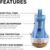imageGrundns Kids Guppy Rain Boots  Lightweight Rubber Waterproof Kids and Toddlers Shoes EasyOn Loop Girls Rain Boots and Boys Rain BootsNebula Blue