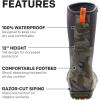 imageGrundns Mens 12 Deck Boot  Durable WaterproofRefraction Camo Stone