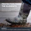 imageGrundns Mens 12 Deck Boot  Durable WaterproofRefraction Camo Stone