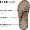 imageGrundns Mens DECKBOSS Sandal  Durable SupportiveBrindle