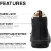 imageGrundns Mens Deviation Sherpa Ankle Boot  Durable Waterproof Fleece LinedBlack