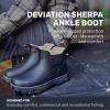 imageGrundns Mens Deviation Sherpa Ankle Boot  Durable Waterproof Fleece LinedSilt