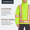 imageGrundns Mens Full Share CSA JacketCsa Hivis Yellow