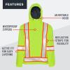 imageGrundns Mens Full Share CSA JacketCsa Hivis Yellow