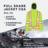 imageGrundns Mens Full Share CSA JacketCsa Hivis Yellow
