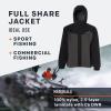 imageGrundns Mens Full Share Jacket  Waterproof BreathableBlackGrey