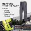 imageGrundns Mens Neptune Thermo Pant  Durable Waterproof Protection Pant for Fishing Rain Gear Stretchy and AdjustableIron Grey