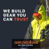 imageGrundns Neptune Thermo Anorak Jacket  Durable Waterproof Protection Jacket with Warm Fleece Backer for Fishing Rain GearNavy