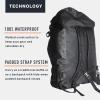 imageGrundns Shackleton Duffel Bag Waterproof and Durable 105L BlackBlack