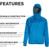 imageGrundns Weather Watch Hooded Fishing JacketCoastal Blue