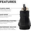 imageGrundns Womens Deviation Sherpa Ankle Boot  Durable Waterproof Fleece LinedBlack