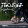 imageGrundns Womens Deviation Sherpa Ankle Boot  Durable Waterproof Fleece LinedSilt