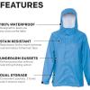 imageGrundns Womens Neptune Commercial Fishing Jacket  Waterproof AdjustableParisian Blue