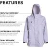 imageGrundns Womens Neptune Commercial Fishing Jacket  Waterproof AdjustableSky Grey