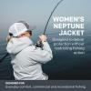 imageGrundns Womens Neptune Commercial Fishing Jacket  Waterproof AdjustableSky Grey