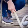imageGrundns Womens Sea Knit Boat Shoe  LaceUp WaterResistantAnchor