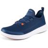 imageGrundens Mens CrossCurrent Boat Shoe  Lightweight Quick Dry Water Shoes Barefoot Wear with Slip OnOff Mesh TongueBlue Abyss