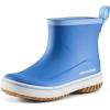 imageGrundns Kids Guppy Rain Boots  Lightweight Rubber Waterproof Kids and Toddlers Shoes EasyOn Loop Girls Rain Boots and Boys Rain BootsNebula Blue