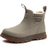 imageGrundns Womens Deviation Sherpa Ankle Boot  Durable Waterproof Fleece LinedSilt