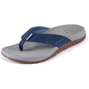imageGrundens Mens FishFinder Sandals  QuickDrying Comfortable and Versatile Mens Flip Flops with Enhanced Traction ampamp Full Arch Support for Fishing and Outdoor WearBlue Abyss