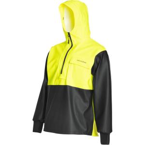 imageGrundens Mens Neptune Commercial Fishing Pullover Anorak  Waterproof AdjustableHi Vis Yellow