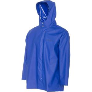 imageGrundens Mens Shoreman Jacket  Waterproof StainResistant Seafood Processing JacketOcean Blue