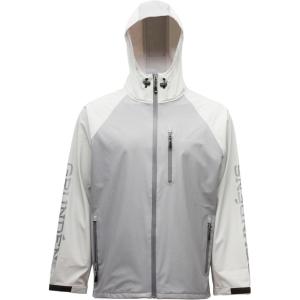 imageGrundens Mens Tourney Jacket  Hooded Waterproof Fishing Jacket Lightweight Athletic Fit Packable Rain CoatSkyrocketGrey Mist