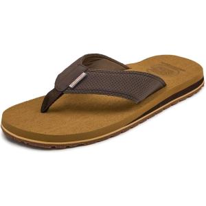 imageGrundens Species Sandal  Water Friendly Shoe ampamp Wet Grip Sole Ultra Cushioned Flip Flop Gamefish Species InspiredBrown Trout