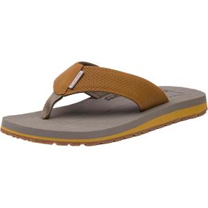 imageGrundens Species Sandal  Water Friendly Shoe ampamp Wet Grip Sole Ultra Cushioned Flip Flop Gamefish Species InspiredRedfish Brown