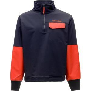 imageGrundns FishPicking 12 Zip ShirtNavyOrange