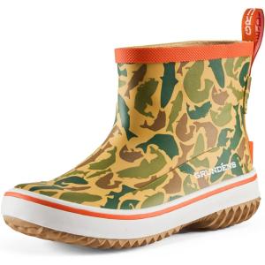 imageGrundns Kids Guppy Rain Boots  Lightweight Rubber Waterproof Kids and Toddlers Shoes EasyOn Loop Girls Rain Boots and Boys Rain BootsFish Camo