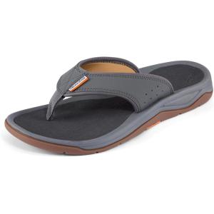 imageGrundns Mens DECKBOSS Sandal  Durable SupportiveSmoke