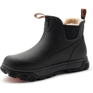 imageGrundns Mens Deviation Sherpa Ankle Boot  Durable Waterproof Fleece LinedBlack