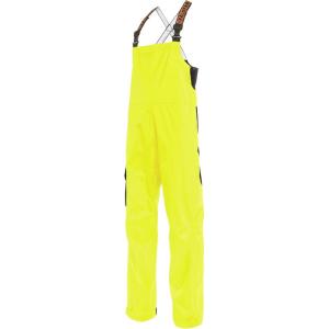 imageGrundns Mens Weather Watch Fishing Bib TrouserHivis Yellow