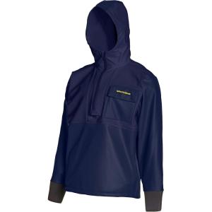 imageGrundns Neptune Thermo Anorak Jacket  Durable Waterproof Protection Jacket with Warm Fleece Backer for Fishing Rain GearNavy