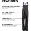 imageGrundns Womens Weather Watch Bib  Updated  Waterproof StainResistantBlack