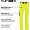 imageGrundns Womens Weather Watch Pant  Updated  Waterproof StainResistantHivis Yellow